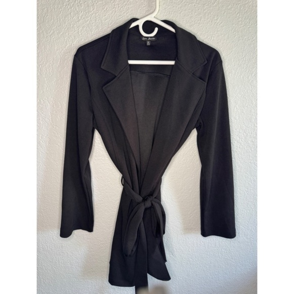 Belted Love, Maven Blazer Womens Medium Black Excellent